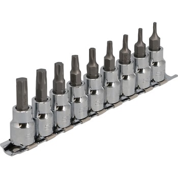 3/8DR 9PCS ヘクスローブビットソケットセット SIGNET(シグネット)