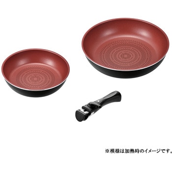 クックサイン ダイヤモンドコートIH対応クックウェア3点セット パール金属