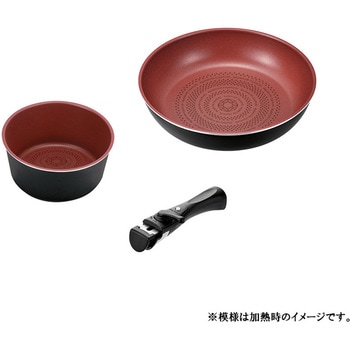 クックサイン ダイヤモンドコートIH対応クックウェア3点セット パール金属