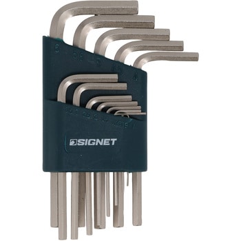 ホルダー付六角棒レンチ13本セット (0．7-6MM) - SIGNET(シグネット)