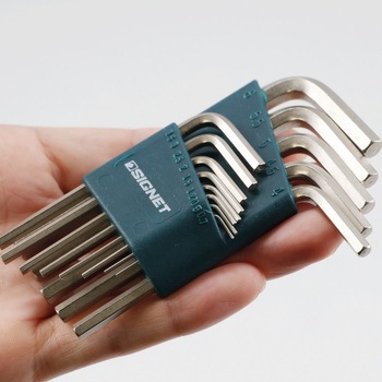 ホルダー付六角棒レンチ13本セット (0．7-6MM) - SIGNET(シグネット)