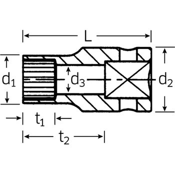 (3/8SQ)スプラインソケット STAHLWILLE(スタビレー)