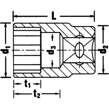 (3/8SQ)スプラインソケット STAHLWILLE(スタビレー)