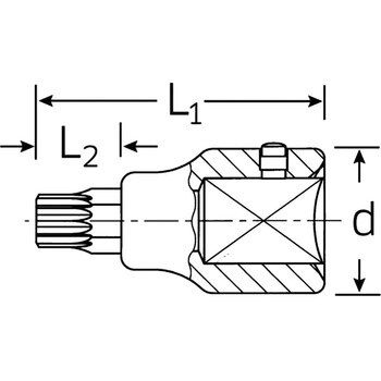 3/4SQ)トライスクエアソケット STAHLWILLE(スタビレー) トルクス