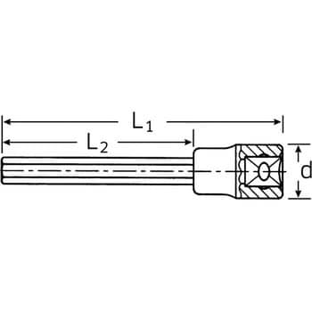 1/2SQ)インヘックスソケット STAHLWILLE(スタビレー) ヘキサゴン