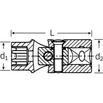 (3/8SQ)ユニフレックスソケット STAHLWILLE(スタビレー)