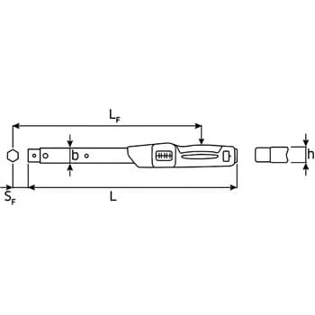 730N/80 トルクレンチ (160-800NM) 1個 STAHLWILLE(スタビレー) 【通販