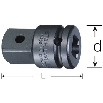 1/2X3/8 インパクト用アダプター STAHLWILLE(スタビレー)