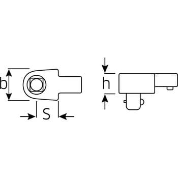 STAHLWILLE 734/80 トルクレンチ差替ヘッド(3/4スクエア)(58240080