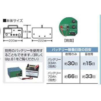 no.108 電気柵 DAC-20 1台 末松電子製作所 【通販モノタロウ】