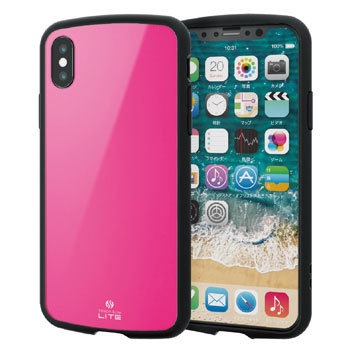 PM-A18BTSLPN iPhoneX iPhoneXS �P�[�X �J�o�[ TPU �|���J�[�{�l�[�g �ϏՌ� �X�g���b�v�z�[���t �G���R�� 28881659