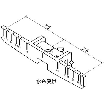 鋼製遣り方 水糸受け NSP