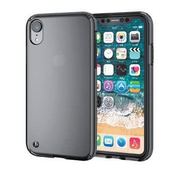 Pm A18chvcbk Iphonexr ケース カバー Tpu ポリカーボネート ストラップホール付 シンプル 1個 エレコム 通販サイトmonotaro