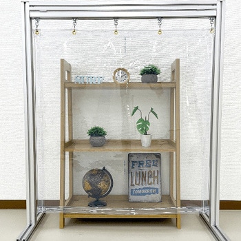 【オーダー】 ビニールカーテン 透明 1.0mm厚 防炎・超厚手 ビニプロ