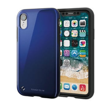 Pm A18cts2bu Iphoneケース Xr用 衝撃吸収 Tough Slim リングストラップ付き 1個 エレコム 通販サイトmonotaro 2844