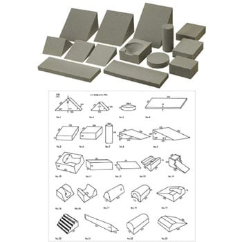 ポジショニングブロック三角柱 松吉医科器械 マット・ブロック 【通販