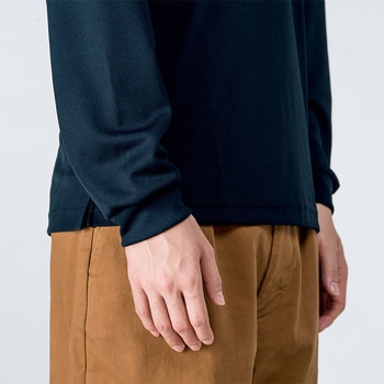 4.4オンスALPドライ長袖ポロシャツ(ポケット付) glimmer(トムス)