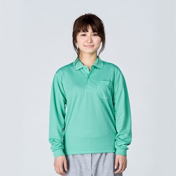 4.4オンスALPドライ長袖ポロシャツ(ポケット付) glimmer(トムス)