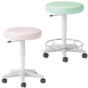 マツヨシ　ナースチェア（ハイタイプ） クリームイエロー MY-N3260R(セツキ) 25-2565-00 1入り マツヨシ ナースチェア（ハイタイプ） クリームイエロー MY-N3260R