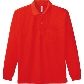 4.4オンスALPドライ長袖ポロシャツ(ポケット付) glimmer(トムス)