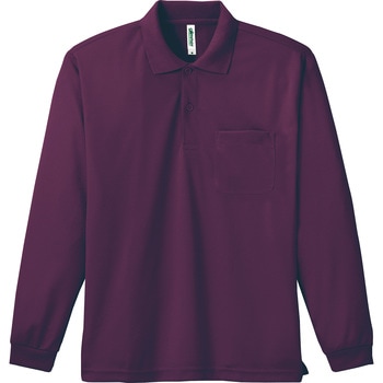 4.4オンスALPドライ長袖ポロシャツ(ポケット付) glimmer(トムス)