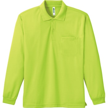 4.4オンスALPドライ長袖ポロシャツ(ポケット付) glimmer(トムス)