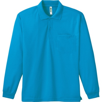 4.4オンスALPドライ長袖ポロシャツ(ポケット付) glimmer(トムス)