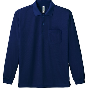 4.4オンスALPドライ長袖ポロシャツ(ポケット付) glimmer(トムス)