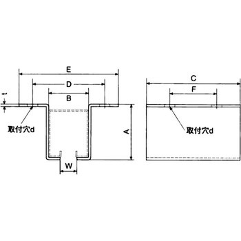 フィット天井継受(スチール製) ヤボシ