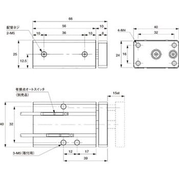 NCON-M15S ミニコンテナシリンダー・単動型 1個 アインツ 【通販サイト