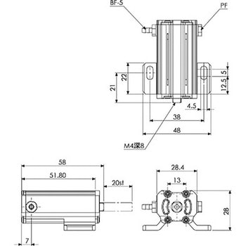 ミニシリンダー・MCEー20S(押出) アインツ
