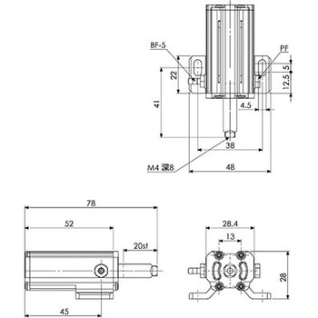 ミニシリンダー・MCEー20T(引込) - アインツ