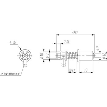 吸着樹脂具・ミニ用 VFILP-SS-10-P12 アインツ