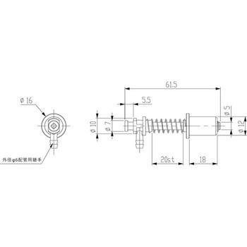 吸着樹脂具・ミニ用 VFILP-SS-20-P12 アインツ