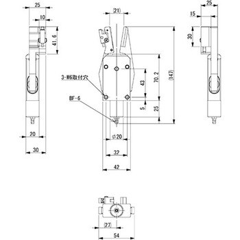 CHK-EX2L-20-C ランナーチャックEX(近接センサー付) 1個 アインツ 【通販モノタロウ】