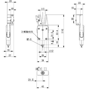 CHK-EL2L-12-C1 ランナーチャックEL(リミットSW付) 1個 アインツ