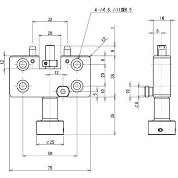 チャックワンタッチ・手動・ロボット側 アインツ