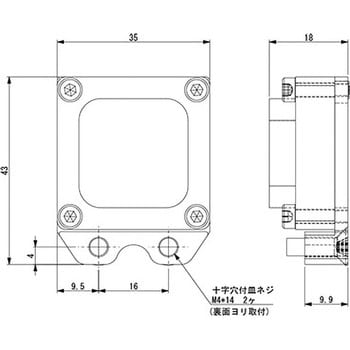 OXR-RS04R-03 ワイヤレスコネクター4P・ロボット側 OXR-RS04R-03 1個