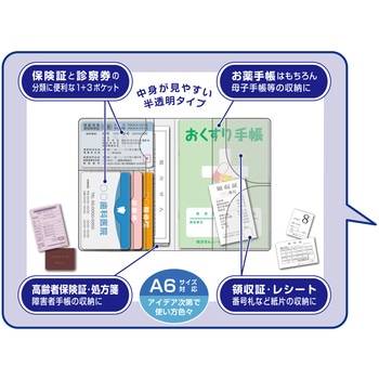 おくすり手帳ホルダー ベロス