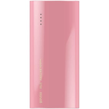 MPC-C6700PPK 大容量モバイル充電バッテリー 6700mAh マクセル 28974043