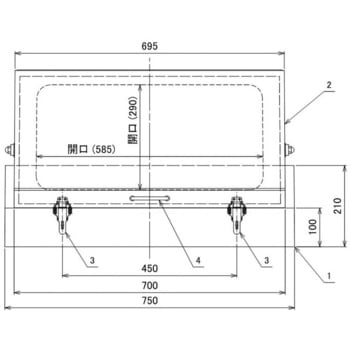 FRP(スライド式)工具箱 信和自動車工業