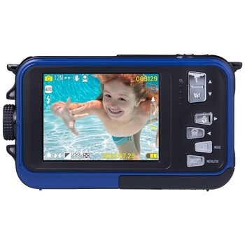 VS-N004SY(A) 防水 防塵 デジタルカメラ 2画面 水深3m 手振れ補正 1台