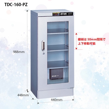 ドライキャビ 低湿度用(10～50%RH) TDCシリーズ PZタイプ トーリ・ハン