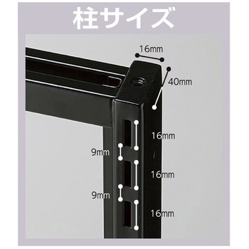 システム什器 スタンダードフレーム(SF90)中央両面タイプH150cm ストア・エキスプレス