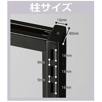 システム什器 スタンダードフレーム(SF90)中央両面タイプH180cm ストア・エキスプレス