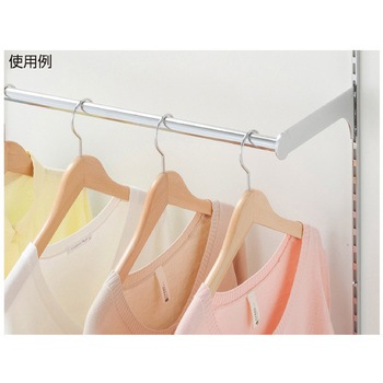 システム什器 ミニ丸バー(Φ19.1mm)セット スリット芯々58.8cm用 W60cm ストア・エキスプレス