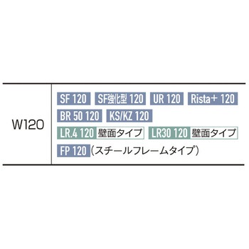 システム什器 下部オプション 木製収納トロッコ W120cm用 ストア・エキスプレス