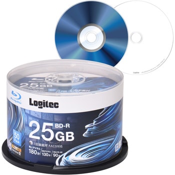 LM-BR25VWS50W ブルーレイディスク Blu-ray 6倍速 1回録画用 記録用