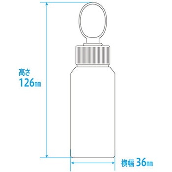 スポイトキャップ付きNK投薬瓶(プリント目盛り) 金鵄製作所