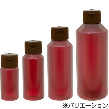 ワンタッチキャップ付きNK茶投薬瓶(目盛りなし) 金鵄製作所